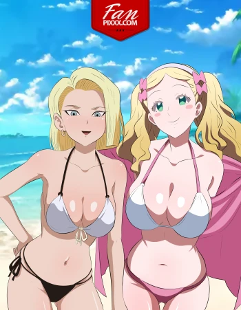 Android 18 Is Carol At The Beach